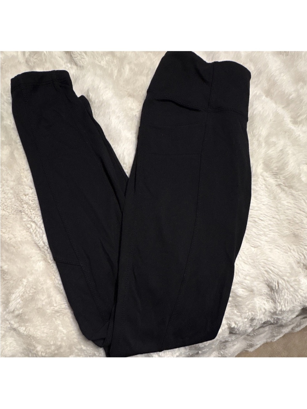 Athleta Matte Black High-Rise Leggings